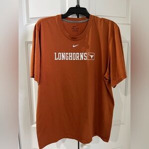Texas Longhorns Nike Dri-fit T-shirt Orange size XL